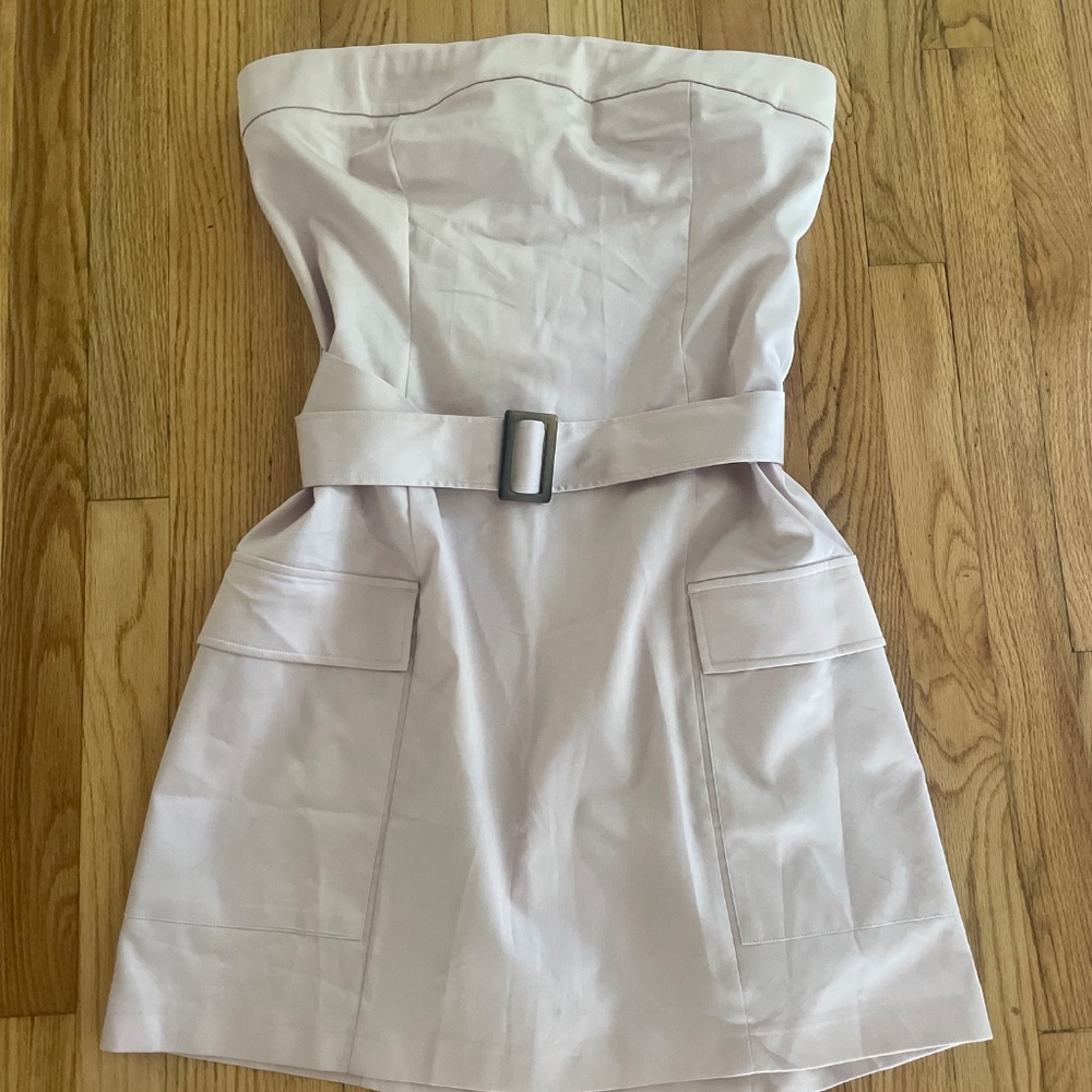 Abercrombie strapless cargo mini dress
